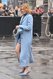 Milly Alcock – Arrive at The Fendi Show in Paris 01/26/2023