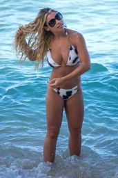Molly Rainford in a Bikini on the Beaches of Barbados 01/08/2023