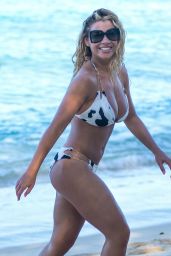 Molly Rainford in a Bikini on the Beaches of Barbados 01/08/2023