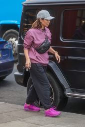 Myleene Klass in Casual Outfit in North London 01/23/2023