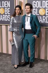 Naomi Scott and Adam Scott – Golden Globe Awards 2023