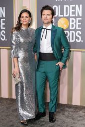 Naomi Scott and Adam Scott – Golden Globe Awards 2023