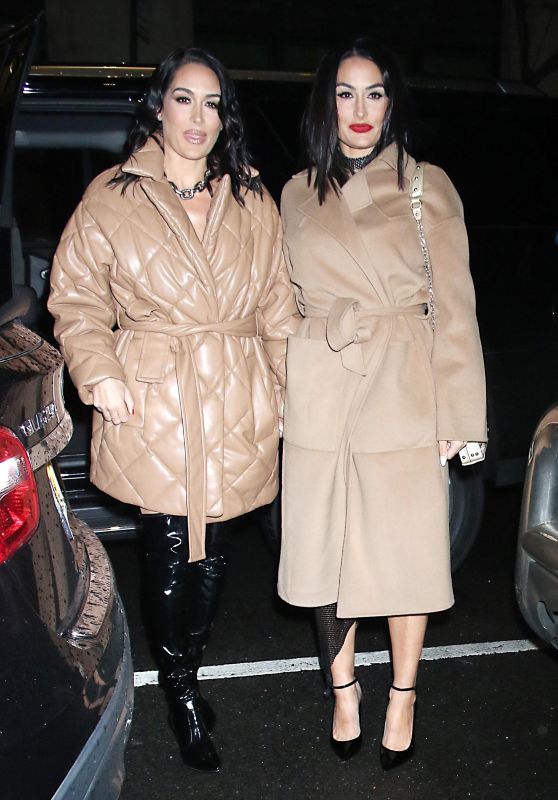 Nikki Bella and Brie Bella - Arriving at Watch What Happens Live in New York 01/23/2023
