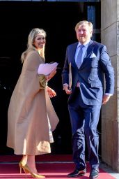 Queen Maxima - New Year Reception for Guests at the Royal Palace in Amsterdam 01/17/2023