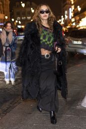Rita Ora - Arriving to Paris 01/25/2023