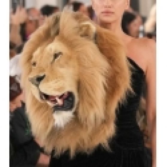 Schiaparelli Spring 2023 Hand Made Lion Head