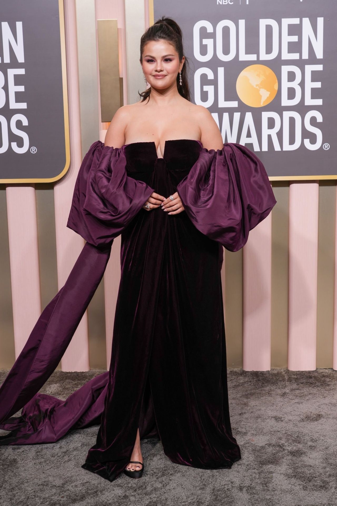 Selena Gomez Golden Globe Awards 2023 • CelebMafia