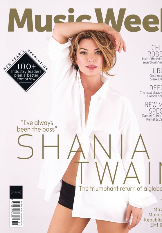 Shania Twain - Music Week Cover February 2023