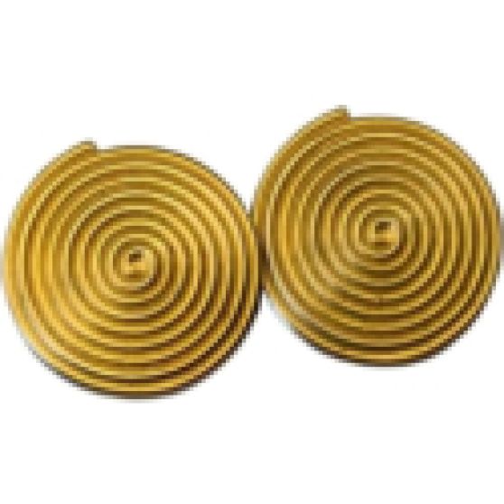Vintage Swirl Clip on Earrings