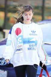 Addison Rae Wearing Star Pimple Patches at Erewhon in LA 01/31/2023
