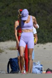 Alessandra Ambrosio and Ludi Delfino on the Beach in Santa Monica 02/05/2023