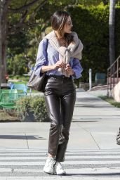 Alessandra Ambrosio at R+D Kitchen in Santa Monica 02/03/2023