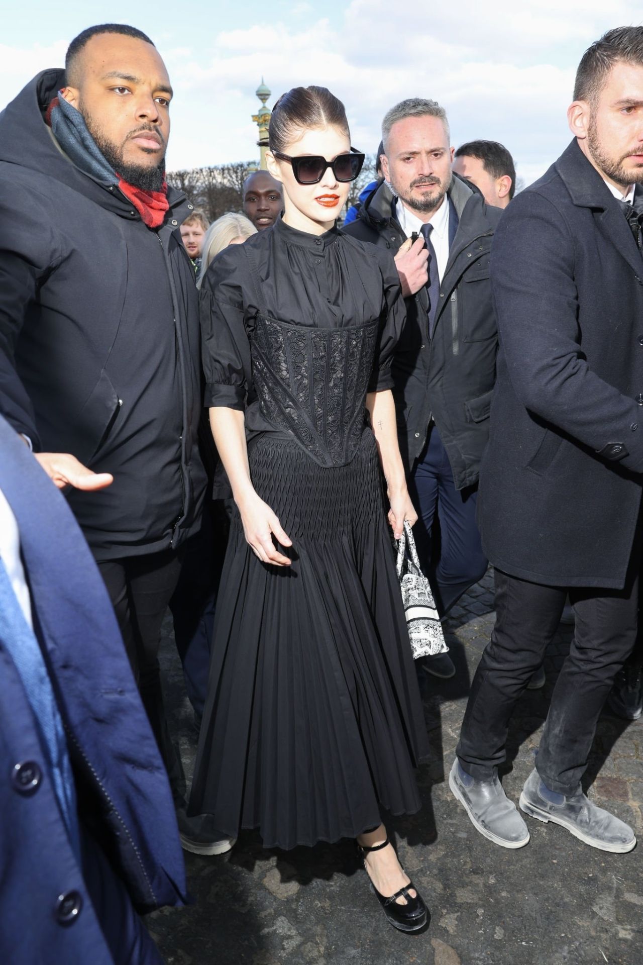 Alexandra Daddario – Christian Dior Show at Paris Fashion Week 02/28 ...