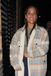 Alicia Keys at the Chiltern Firehouse in London 02/21/2023