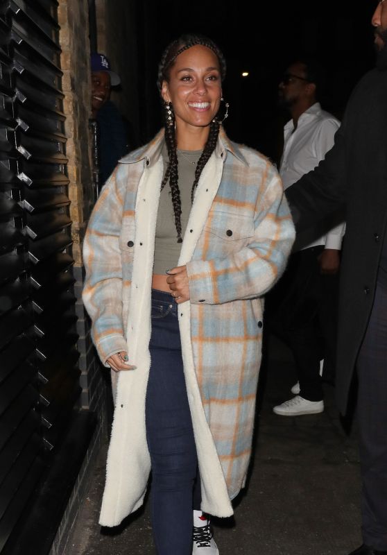 Alicia Keys at the Chiltern Firehouse in London 02/21/2023
