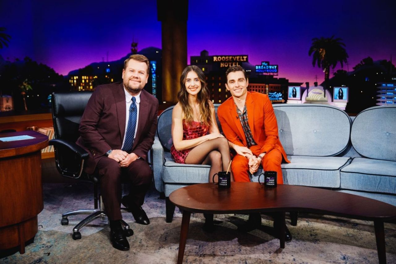 Alison Brie Late Late Show With James Corden 02142023 • Celebmafia