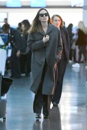 Angelina Jolie - JFK Airport in New York 02/20/2023
