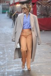 Ashley Roberts in Peach Coloured Trousers in London 02/06/2023