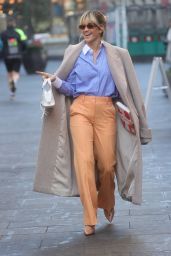 Ashley Roberts in Peach Coloured Trousers in London 02/06/2023