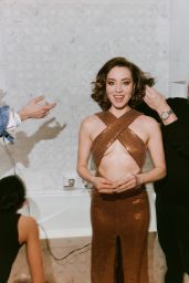 Aubrey Plaza - Getting Ready for Screen Actors Guild Awards VOGUE Magazine February 2023