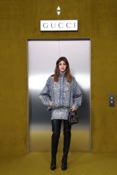 Benedetta Porcaroli – Gucci Fashion Show in Milan 02/24/2023
