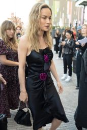 Brie Larson - Arrives at the Rodarte Show at NYFW 02/10/2023