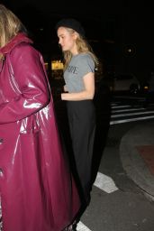 Brie Larson in Rodarte T-shirt - Rodarte New York Fashion Week Show 02/10/2023