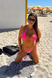 Claudia Romani in a Bikini in Miami 02/19/2023