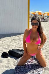 Claudia Romani in a Bikini in Miami 02/19/2023