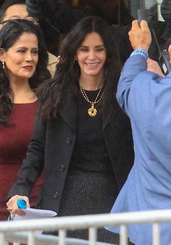 Courteney Cox - Arriving at Her Hollywood Walk of Fame Star Ceremony in Hollywood 02/27/2023