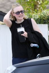 Dakota Fanning With CaCee Cobb and Meagan Camper in LA 02/21/2023