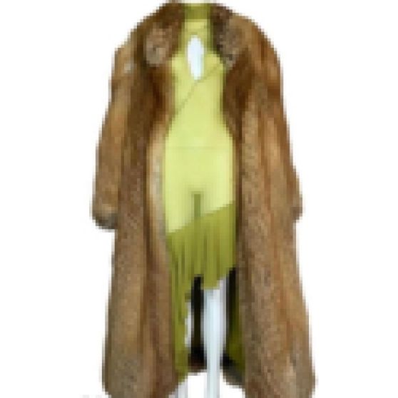 Dior by John Galliano Vintage Fall 2000 Long Fur Coat