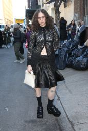 Ella Emhoff - Arrives at Proenza Schouler Fashion Show in New York 02/11/2023