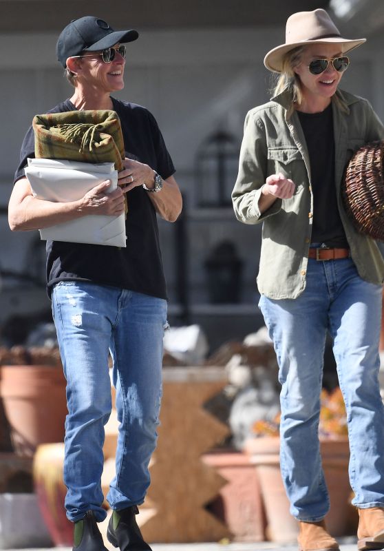 Ellen Degeneres and Portia de Rossi - Shopping in Santa Barbara 02/10/2023