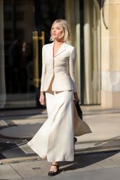 Elsa Hosk - Heading to the Christian Dior Show at Paris Fashion Week 02/28/2023