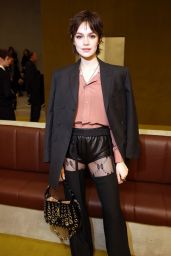Emilia Schüle – Gucci Fashion Show in Milan 02/24/2023