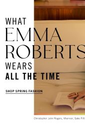 Emma Roberts - Saks Spring Campaign 2023
