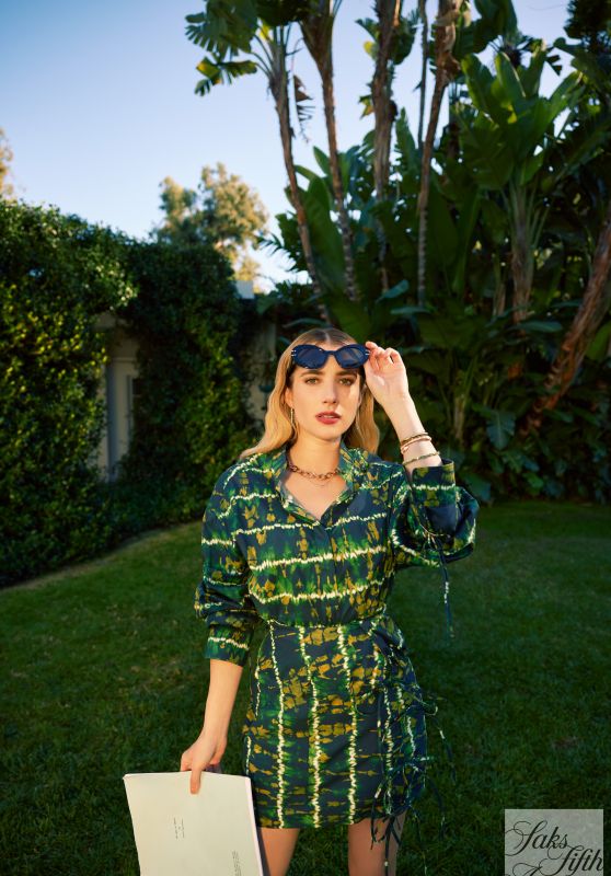 Emma Roberts - Saks Spring Campaign 2023 Photos