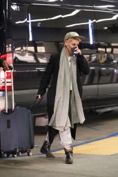 Evangeline Lilly - LAX Airport in Los Angeles 02/08/2023
