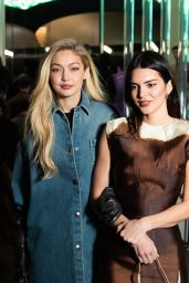 Gigi Hadid and Kendall Jenner at Milan Fashion Week 02/23/2023