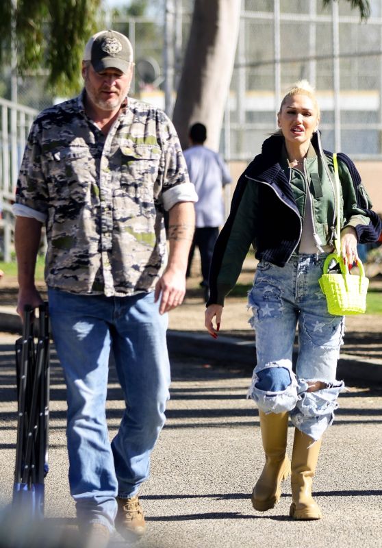 Gwen Stefani and Blake Shelton - Los Angeles 02/26/2023