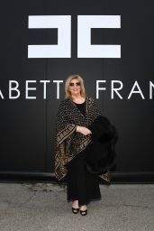 Iva Zanicchi – Elisabetta Franchi Fashion Show in Milan 02/25/2023