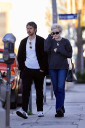 Julia Garner and Mark Foster - Out in West Hollywood 02/07/2023