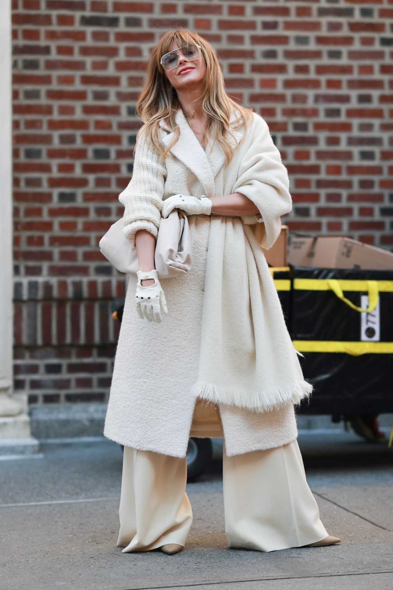 Julianne Hough Wearing Gabriella Hearst in New York 02/18/2023 • CelebMafia