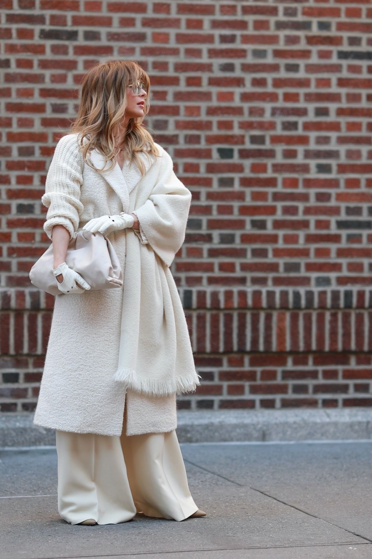 Julianne Hough Wearing Gabriella Hearst in New York 02/18/2023 • CelebMafia