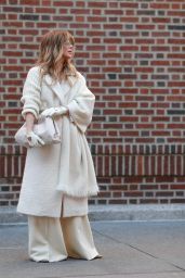 Julianne Hough Wearing Gabriella Hearst in New York 02/18/2023