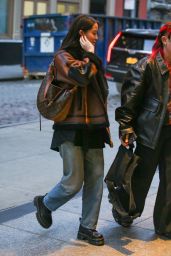 Jung Ho-yeon in Casual Outfit in New York 02/01/2023