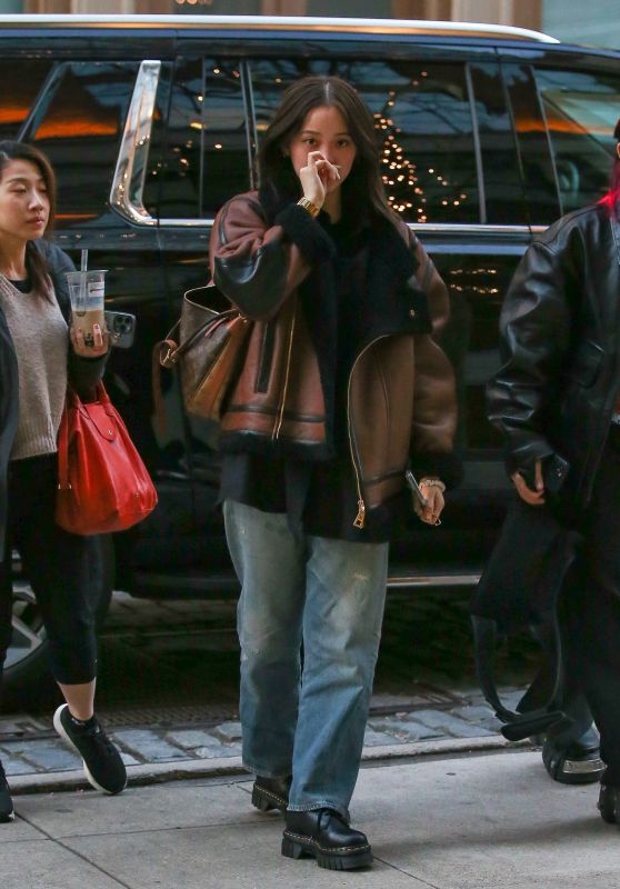 Jung Ho-yeon in Casual Outfit in New York 02/01/2023