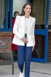 Kate Middleton - Visits Landau Forte College in Derby 02/08/2023