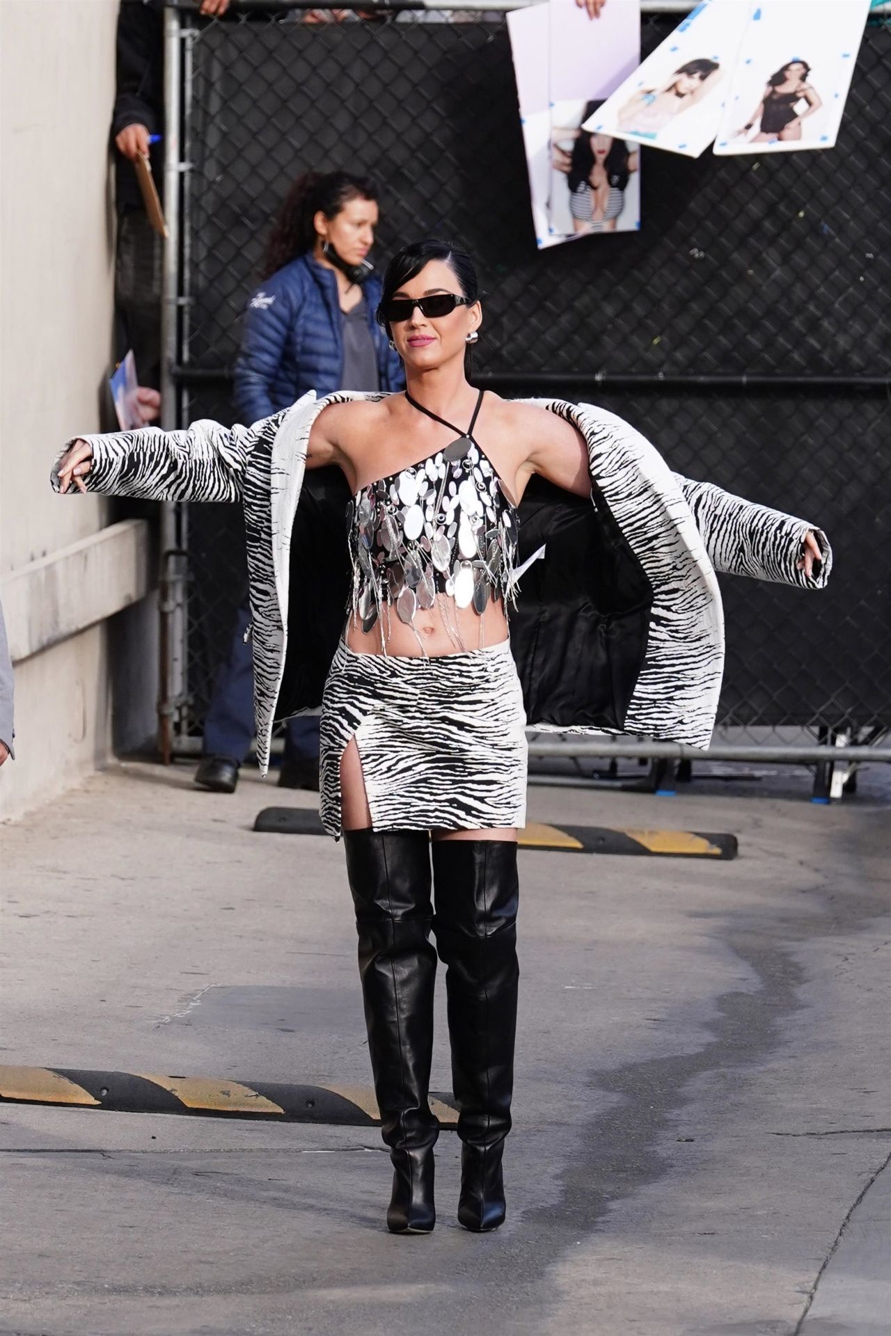 Katy Perry - Arrives for an Appearance on Jimmy Kimmel Live! in ...